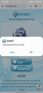 B5 tải app SHBET android